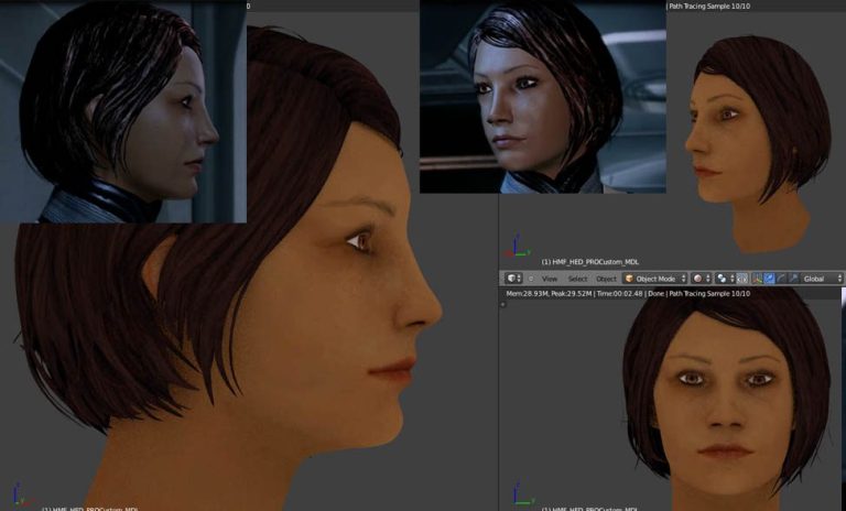 Custom Shepard headmorph importer pour blender